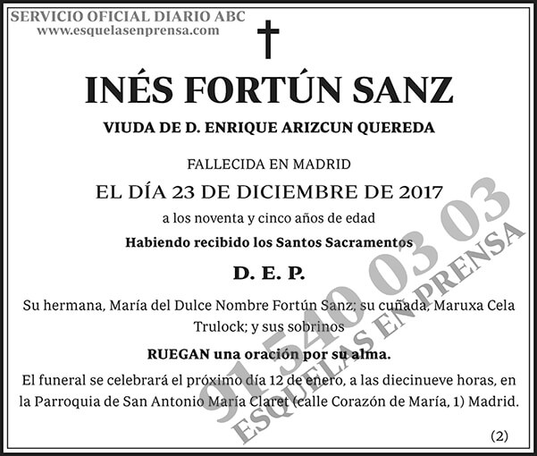 Inés Fortún Sanz